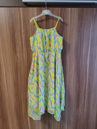 Dívčí letní šaty h&m 140 květované, h&m,140