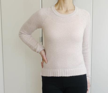 Ruzovy svetrik s angorou vel.xs h&m, h&m,xs