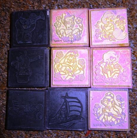 Razítka disney a krtek 9 ks,