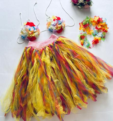 An9/ kostým havajská tanečnice- v.cca 10-15 let, 