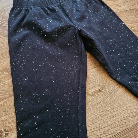 Dívčí teplé leginy se třpytkami vel. 134/140, kik,140