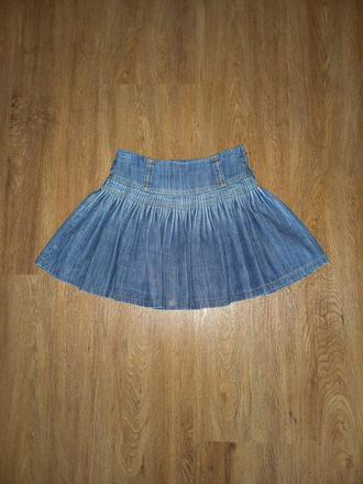 Krásná řasená riflová sukně, next,128