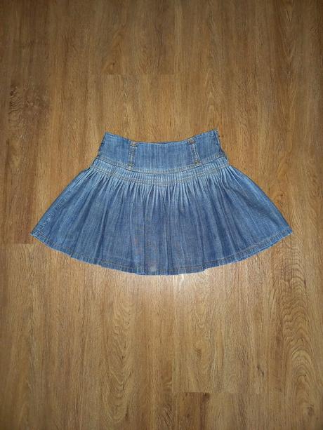 Krásná řasená riflová sukně, next,128