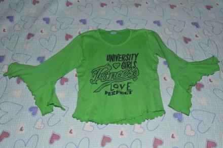 Bavlněné tričko s širokými rukávy, 116