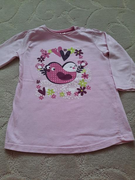 Tričko s ptáčky, ergee,86