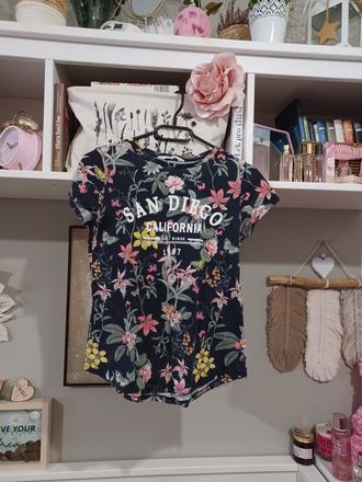 Kytičkové tričko h&m 170 / xs-s, h&m,170