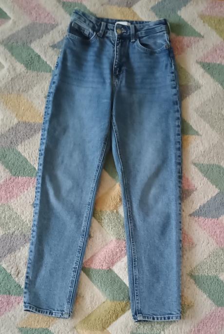 Krásné rifle h&m vel.34 nebo xs, h&m,xs