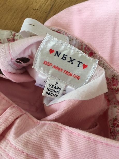 Kalhoty 3/4 délka vel. 98, next,98