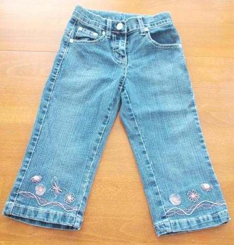 Dívčí 3/4 rifle s výšivkou manguun kids, 128