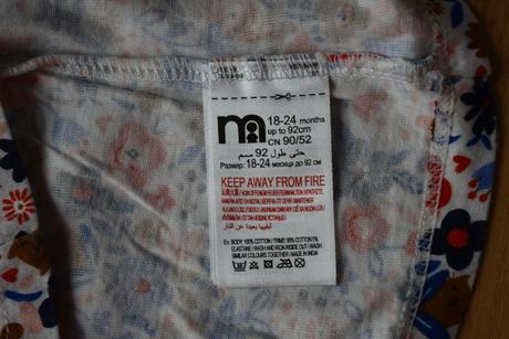 Tričko vel. 18 - 24m, mothercare,92