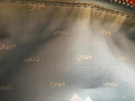 Svetle modra kabelka mango, mango