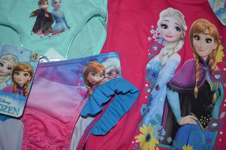 Frozen set,plavky,tričko,kalhotky, disney,92 / 98