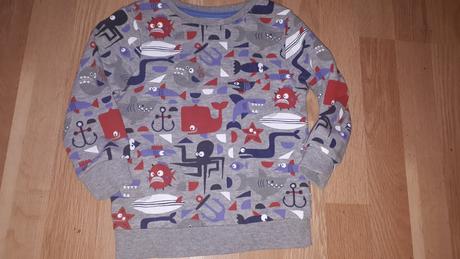 Šedá mikina vel. 86, tu,86