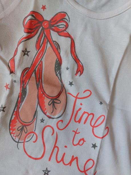 Tričko baletní střevíčky, f&f,92