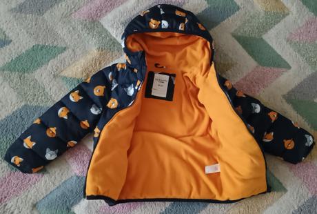 Krásná zimní zvířátková bunda - jako nová., fox & bunny,98