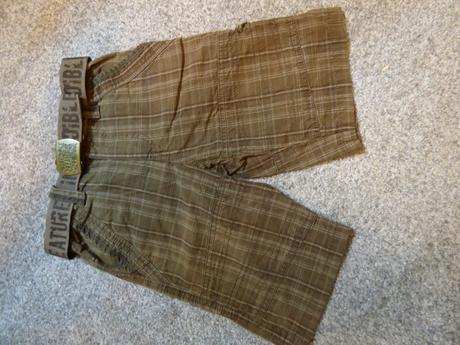 Bermudy s páskem, h&m,92