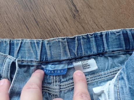 Kraťasy riflové 98/104, rebel,98