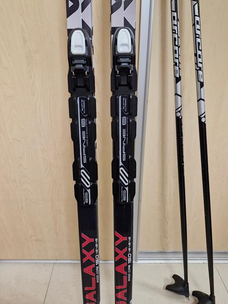 Běžky galaxy 150cm + hůlky, 