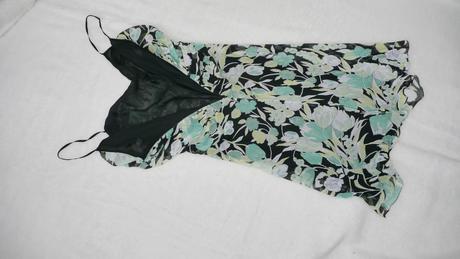 Zeleno-cerne saty mng na raminka, mango,xs