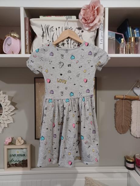 Teplákové šaty h&m 110/116, h&m,116