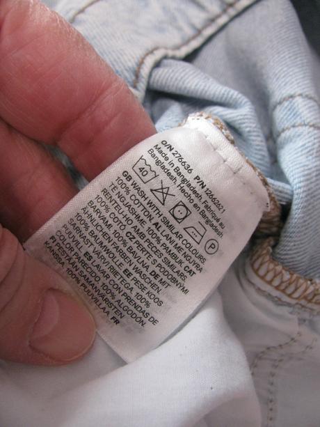 Dívčí, dámské džínové kraťasy, h&m,32