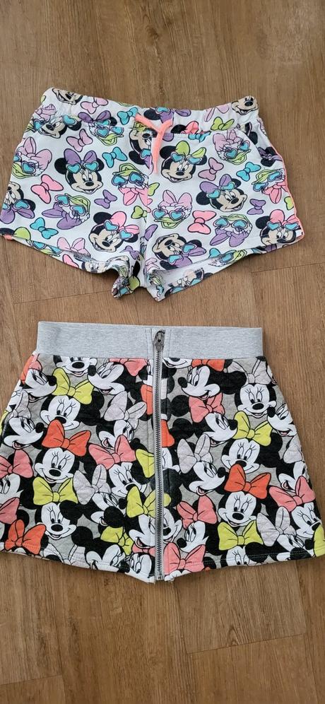 Minnie kraťasy a sukně vel. 122/128 zn. h&m, 122–134