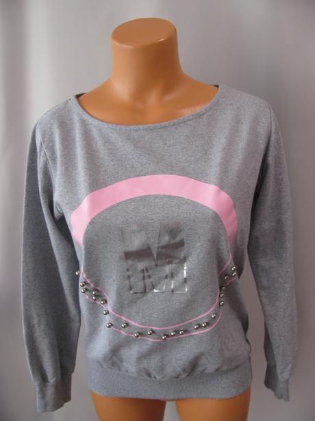 Dámská šedá mikinová halenka, xl