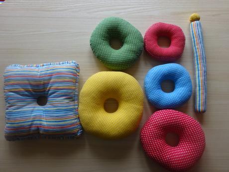 Látkové navlékací kroužky, 