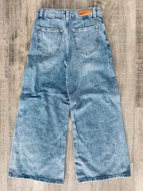 Džíny wide leg, c&a,128