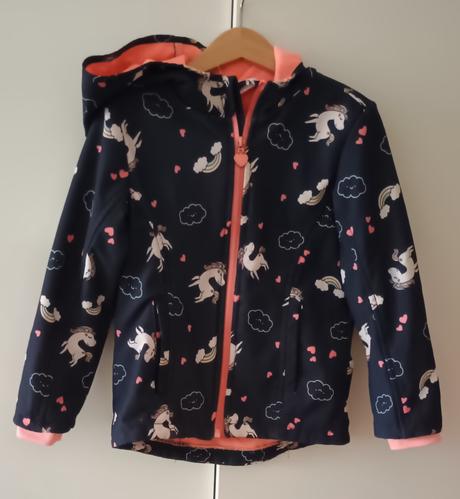 Softshellová bunda s jednorožci vel.116, dopodopo,116