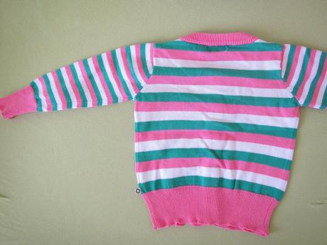 Pruhovaný svetr na knoflíky noppies 98, 98