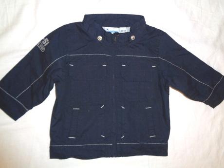 Super tmavěmodrá prošívaná bunda jaro/podzim 62/68, impidimpi,62