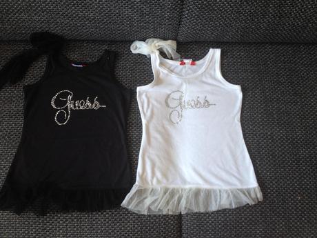 Nádherné šaty/tílka guess, 80