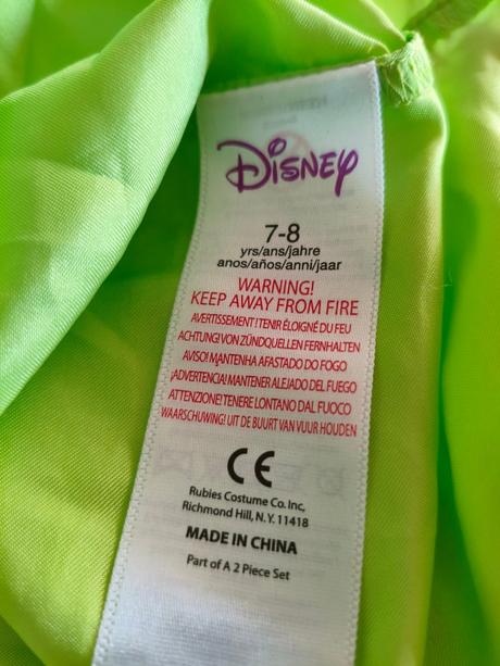 Šaty víla zvonilka vel.128, 