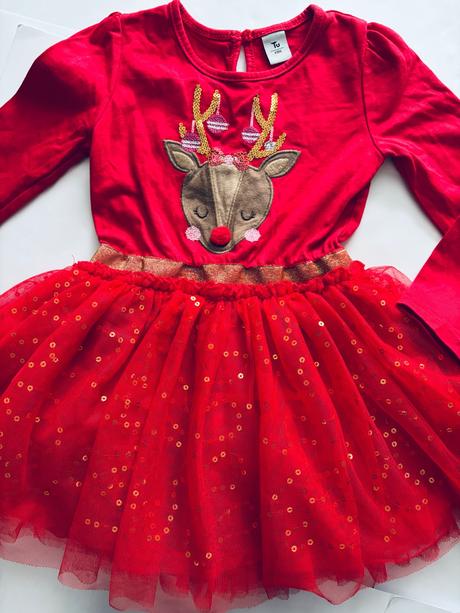 Ob/ šaty sváteční vánoční zn. tu - v.18/24 mes., 92