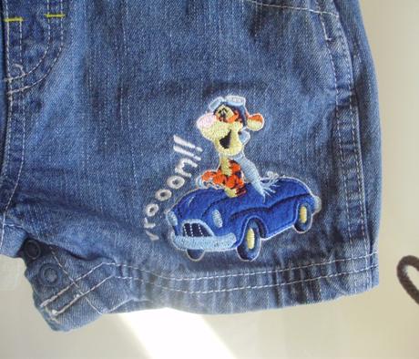 Laclové kraťásky s tygrem, disney,74