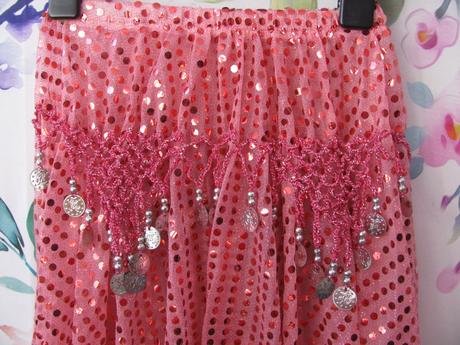 Karneval-sukně s ozdobami harémová tanečnice, 