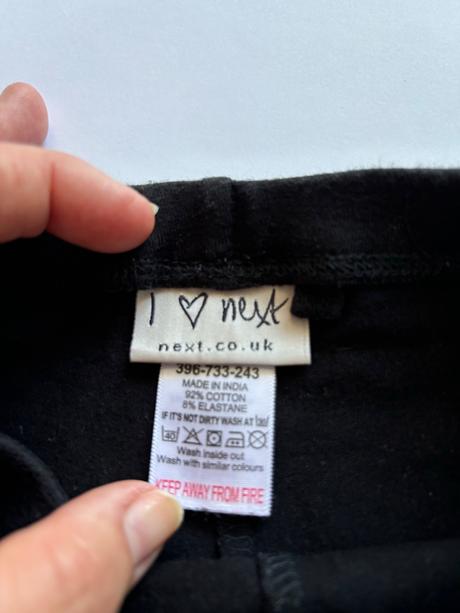 Legíny černé next - v.6/9 měs, next,74