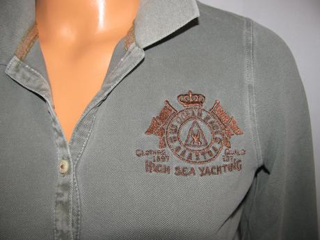 Dámské khaki polo tričko gaastra, m
