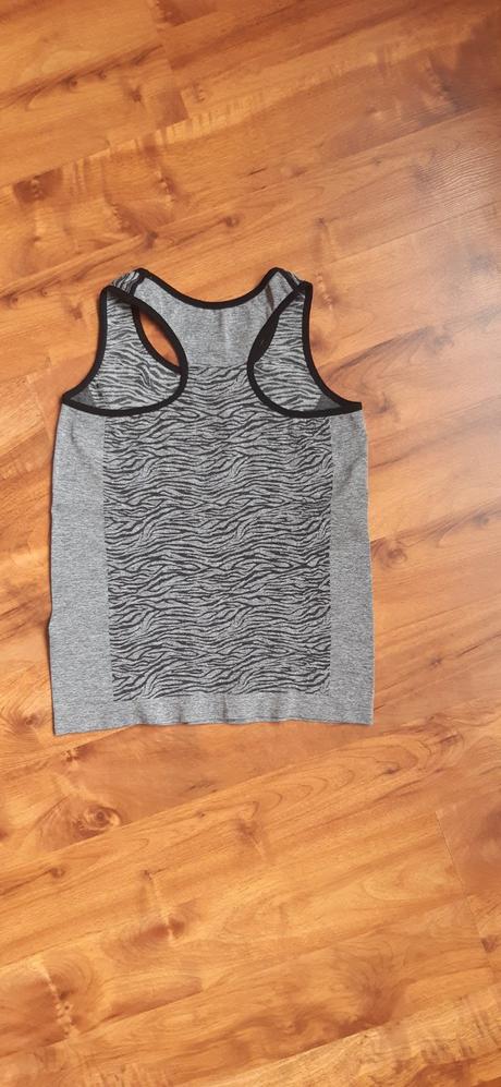 Dívčí funkcí sportovní tílko 158 šedé žíhané, primark,158