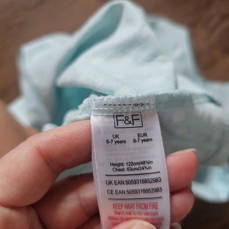 Šaty f&f vel. 122 - modré, f&f,122