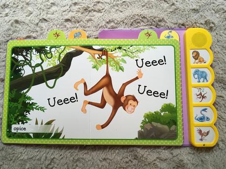 První zvuková knížka - divoká zvířata,