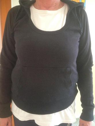 Černá mikina, l