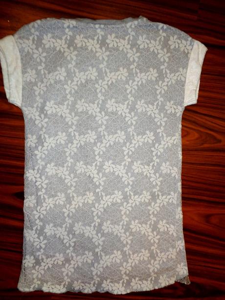 Luxusní krajkový delší top nebo minišaty, ovs,140