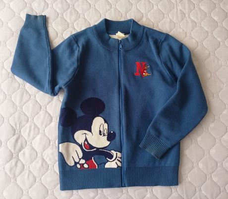 Svetřík na zip mickey, 116/122, 122