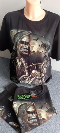 Tričko zn."rock chang" svítí ve tmě vel."s+l", 