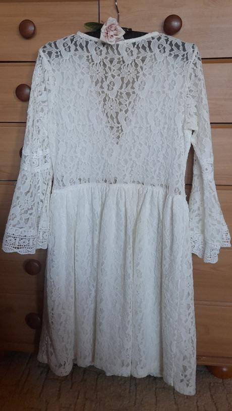 Lilie rose krajkové boho šaty, m