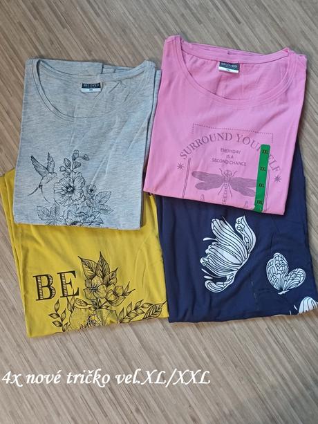 4xnové tričko vel.l-xxl, 