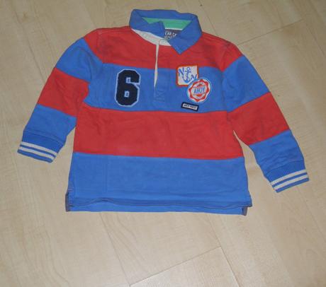 Klučičí polo trička s dl.rukávem - vel.104, marks & spencer,104