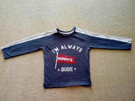 Chlapecké triko s flitry, primark,92